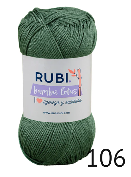BAMBÚ LOTUS LANAS RUBI - Imagen 7