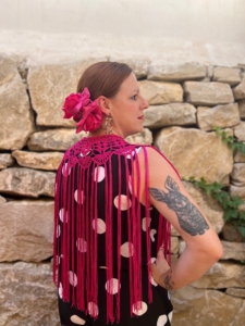 Cuello Jazmin paso a paso.
